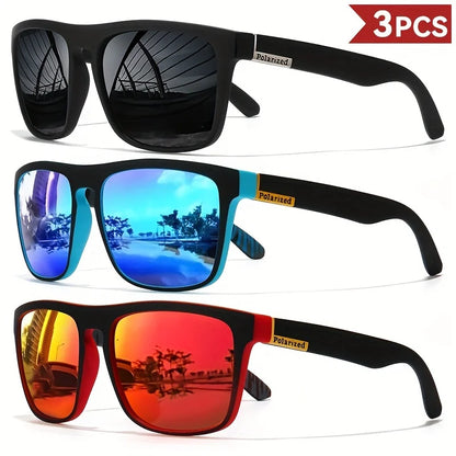 Modische Vintage-Quadrat-Polarisierte Sonnenbrille, Luxusmarke Designer-Sonnenbrille, UV400