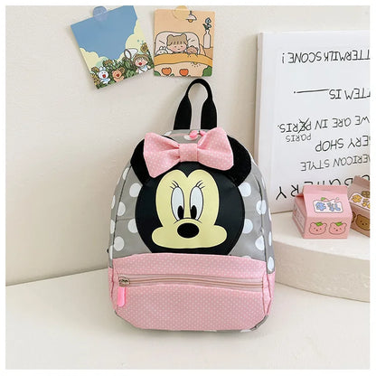 Disney Cartoon-Rucksack für Babys Jungen und Mädchen Minnie Mickey Mouse Kinder Süßer Schulranzen Kindergarten-Rucksack Geschenk für Kinder
