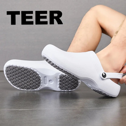 Professionelle chirurgische Schuhe Wasserdicht Ölbeständig Rutschfeste Krankenschwester-Schuhe Hotel-Spezial-Arbeitsschuhe Komfortables EVA-Material