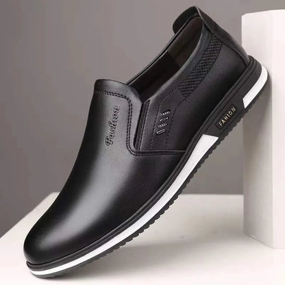Luxuriöse Herren-Kunst-Lederschuhe Bequeme Loafer Zum Hineinschlüpfen Herrenschuhe Mokassins Rutschfeste Fahrschuhe Hochwertige Herrenschuhe Übergröße