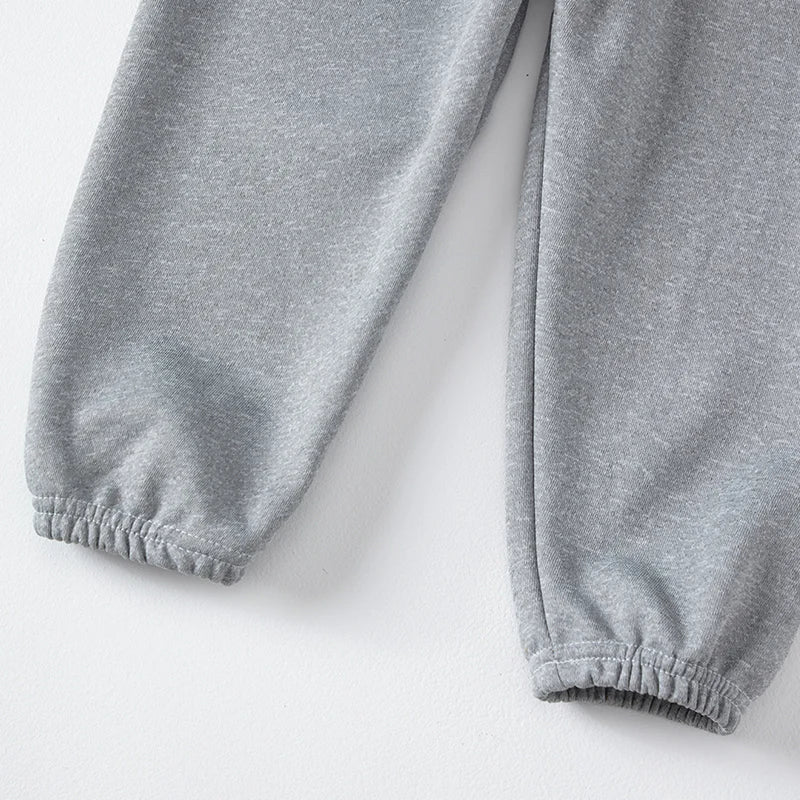 Kinder Mehrfarbige Saisonale Freizeit-Sporthose für Jungen und Mädchen Herbst Solide Farbe Modische Lockere Sweatpants
