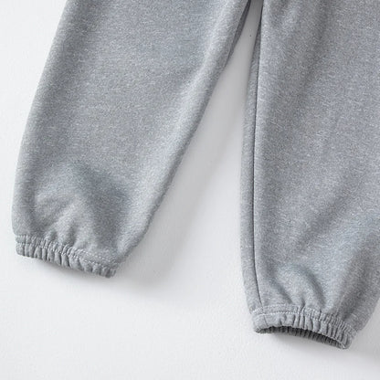 Kinder Mehrfarbige Saisonale Freizeit-Sporthose für Jungen und Mädchen Herbst Solide Farbe Modische Lockere Sweatpants