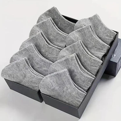 10/12/20/40 Paar One Size (EU 38-44) Unisex Bootssocken Business Sport Schweißaufnahme Sommer Herbst Einfarbig Weiche Knöchelsocken Ohne Fusseln