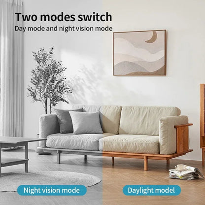 WIFI Tuya Kamera Innenbereich 5MP Baby Monitor Gegensprechfunktion 4X Zoom PTZ 360° Überwachungskameras Unterstützt Alexa Google Smart Life