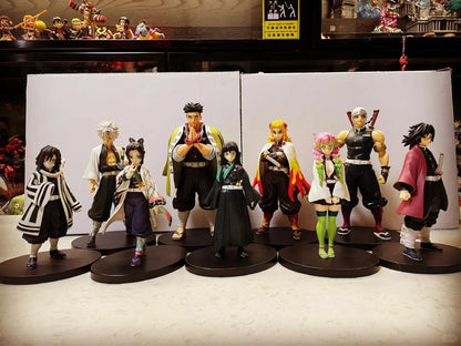Heißes Demon Slayer Anime Actionfigur Kamado Tanjirou Agatsuma Zenitsu Nezuko Modellspielzeug Kimetsu No Yaiba Krieger Actionfigur