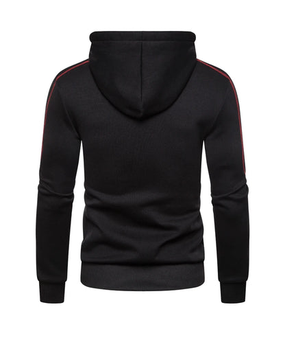 Herren Hoodie Schwarz Weiß Army Grün Rot Kapuzenfarbe Block Fleece Cooler Lässiger Winterbekleidung Pullover Hoodies Sweatshirts