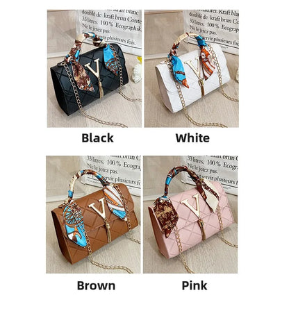 Damen Stepp-Tartan-Handtasche Kleine quadratische Tasche Umhängetasche Schultertasche Personalisierte koreanische Stil Herbst Winter Mode Tasche