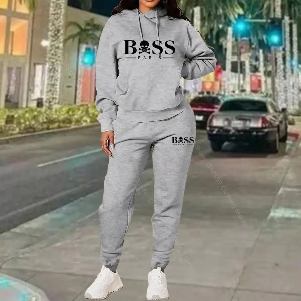 2026 Neue Damen-Trainingsanzug Sweatshirt Sweatpants Hochwertige Outfits Anzug Designer Luxus Herbst Winter Kleidung Damen Hosen Set