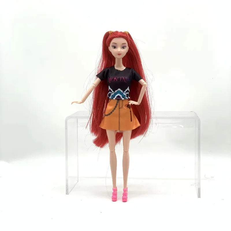 30cm Puppen Spielzeug Kpop Dämonenjäger Actionfigur Spielzeug Rumi Mira Zoey Schöne Prinzessin Babymädchen Puppen Kunststoff DIY Spielzeug für Mädchen