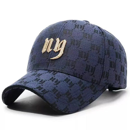 Unisex NY Buchstaben-Stickerei  Verstellbare Basecap