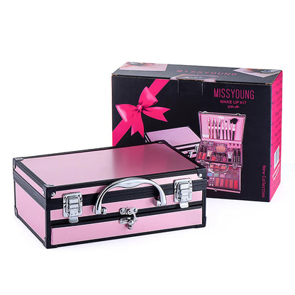 Make-up Starter-Set Professionelle Make-up Sets mit transparentem Etui Urlaub Schönheitsgeschenk-Set Starter-Kosmetik Vollständige Sets für Frauen