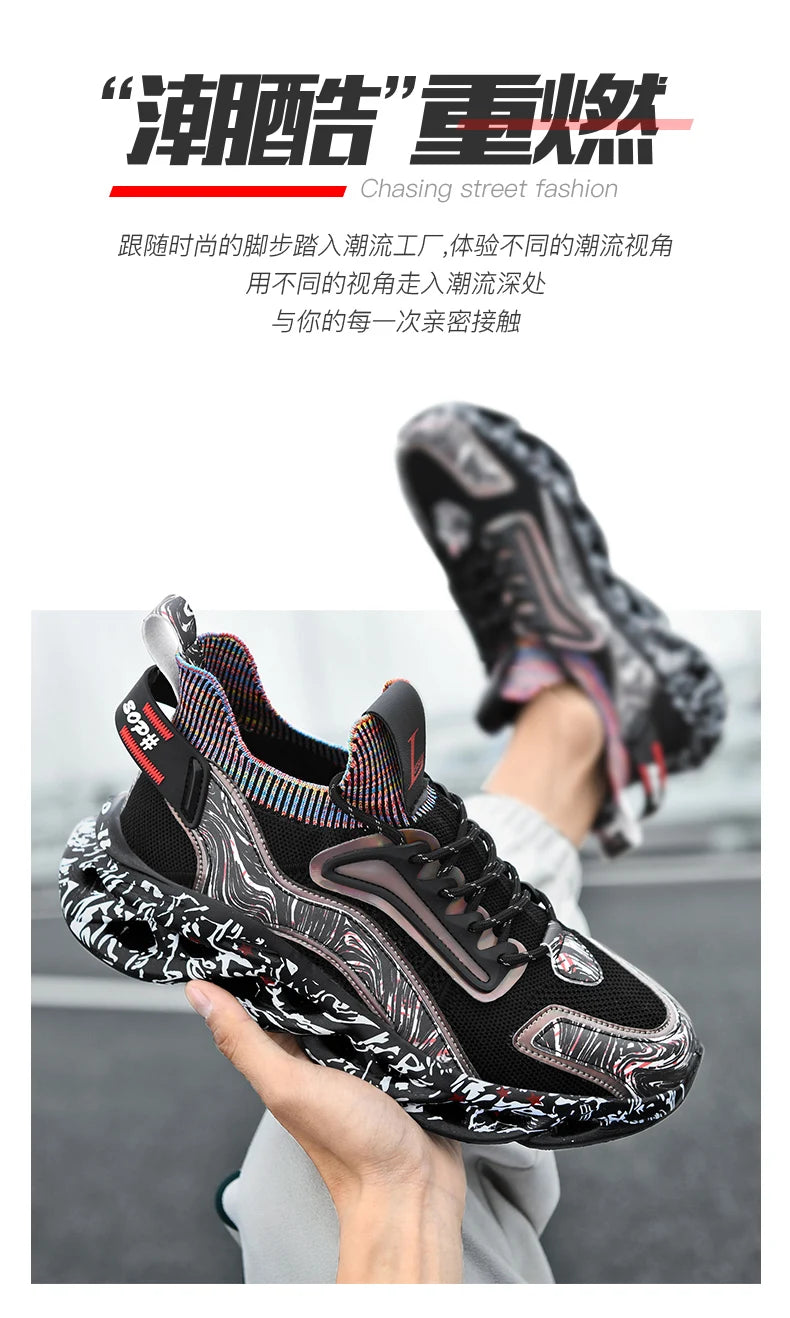 Herrenschuhe Sneaker Männer Freizeit Herrenschuhe Turnschuhe Luxus Schuhe Trainer Rennen Atmungsaktive Schuhe modische Laufschuhe für Frauen