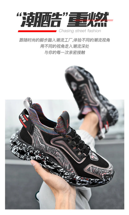 Herrenschuhe Sneaker Männer Freizeit Herrenschuhe Turnschuhe Luxus Schuhe Trainer Rennen Atmungsaktive Schuhe modische Laufschuhe für Frauen
