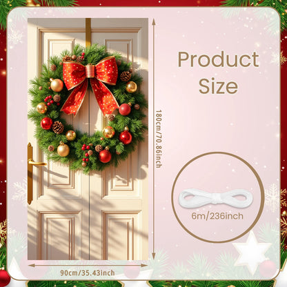 Weihnachts-Flaggenbanner für die Veranda, Türbanner, Weihnachtsdekorationen für Zuhause 2025, Ornamente, Weihnachtsgeschenke, Navidad, Neujahrsdekoration 2026