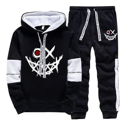 Damen / Herren Einzelteile oder Set ; Trainingsanzug Bedrucktes Sweatshirt + Sweatpants Freizeit Hoodie Hosen Streetwear