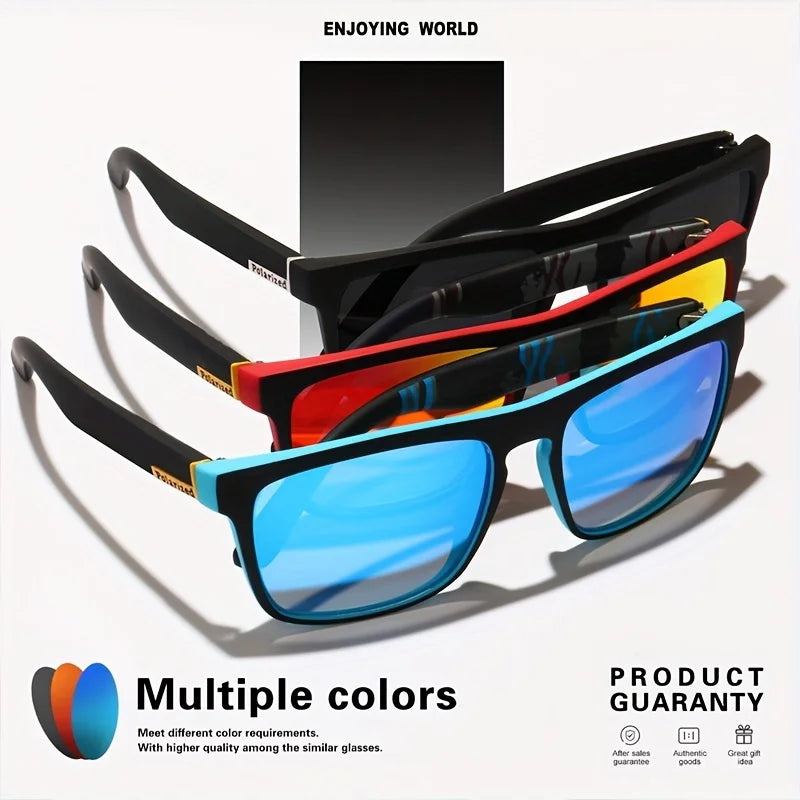 Modische Vintage-Quadrat-Polarisierte Sonnenbrille, Luxusmarke Designer-Sonnenbrille, UV400