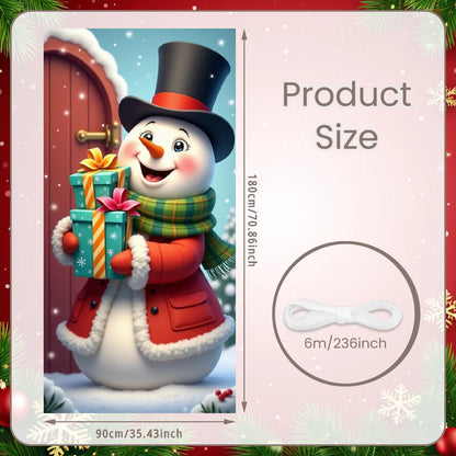 Weihnachts-Flaggenbanner für die Veranda, Türbanner, Weihnachtsdekorationen für Zuhause 2025, Ornamente, Weihnachtsgeschenke, Navidad, Neujahrsdekoration 2026