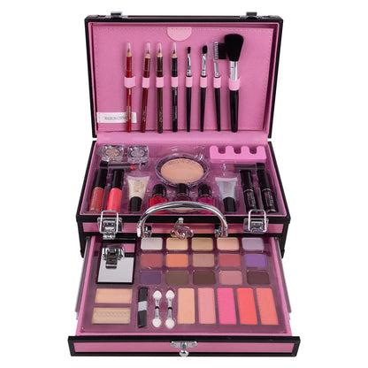 Make-up Starter-Set Professionelle Make-up Sets mit transparentem Etui Urlaub Schönheitsgeschenk-Set Starter-Kosmetik Vollständige Sets für Frauen