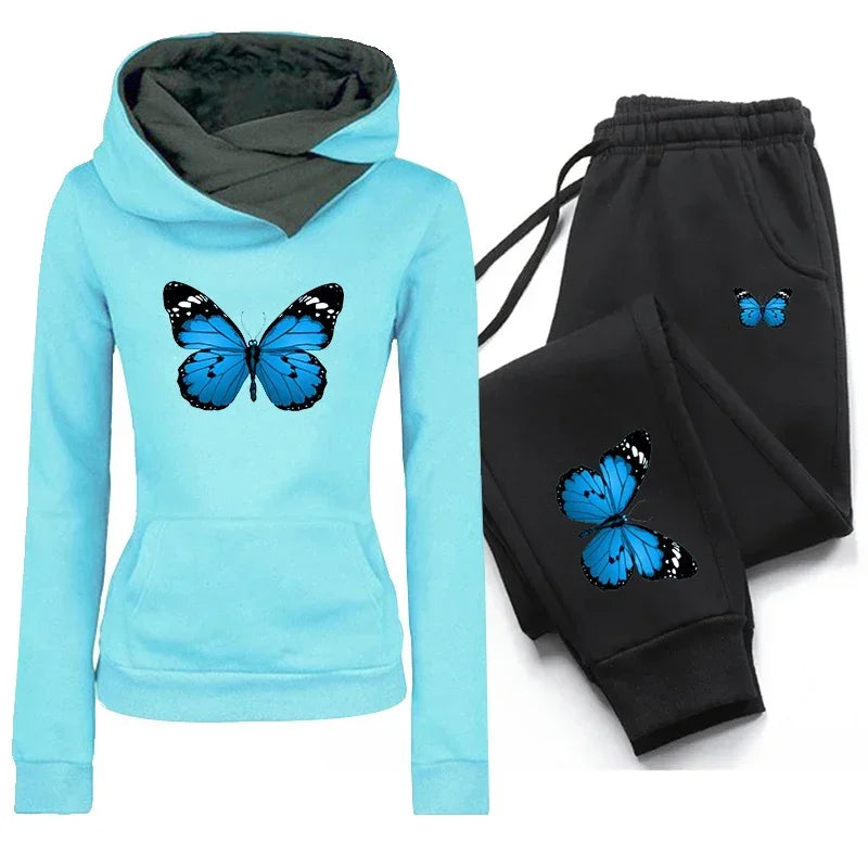 Damen Trainingsanzug Kapuzenpullover Langarm Freizeit Beliebte Einzelstücke Sweatshirts Tägliche Jogginghosen Komfort Outdoor Joggen Sport