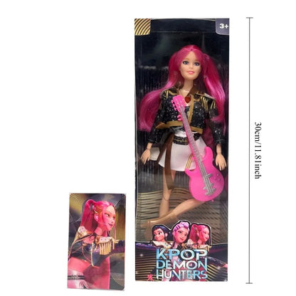NEUE Puppenspielzeug KPOP Demon Hunters Actionfigur Spielzeug Rumi Mira Zoey Schöne Prinzessin Baby Puppe aus Plastik DIY Spielzeug für Mädchen