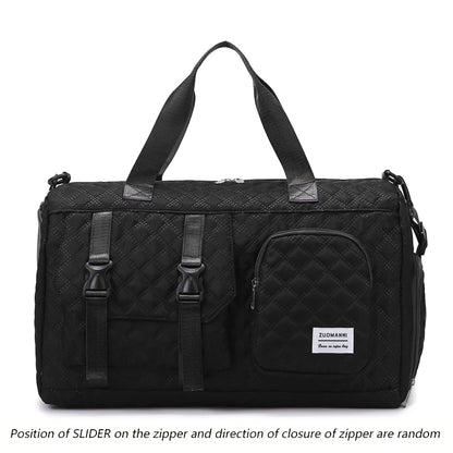 Langlebige Nylon-Reisetasche, tragbare Sport- und Fitness-Tasche , Schulter-Duffel-Trainingsbag, geräumig, Argyle