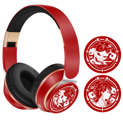 2026 Kabellose Bluetooth-Kopfhörer Stereo-Headset mit SD-Kartenunterstützung und Mikrofon für iPhone, Samsung, Tablet
