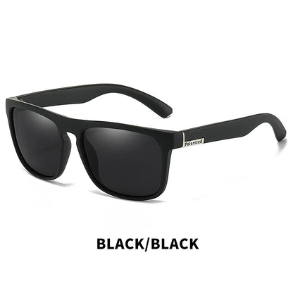 Modische Vintage-Quadrat-Polarisierte Sonnenbrille, Luxusmarke Designer-Sonnenbrille, UV400
