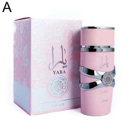 Lattafa Yara für Damen 100ml Eau de Parfum Spray Hochwertiges Arabisches Parfum Langanhaltender Duft Sexy Pheromon-Duft