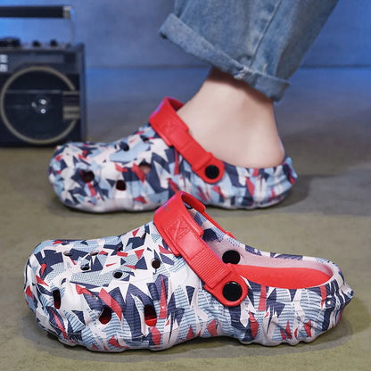 2026 Herren-Hauben-Clogs Hausschuhe Herren Gartenschuhe Für Herren Arch Support Slides Sommermode Strandschuhe Rutschfeste EVA-Hausschuhe