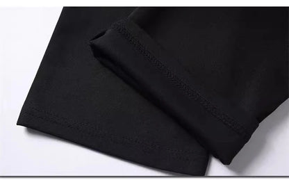 Herrenhose Stretch Einfarbig Schwarz Smart-Casual Herrenhose Büro Schnell trocknend Anzughose Neue Frühling-Herbst Koreanische gerade Hose