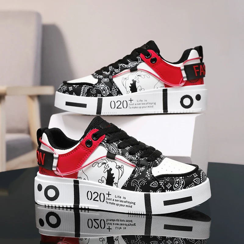 Jugend Sneaker 2026 Neue Sportschuhe Modische Dicke Sohle Rutschfeste Freizeitschuhe Größe 31-44