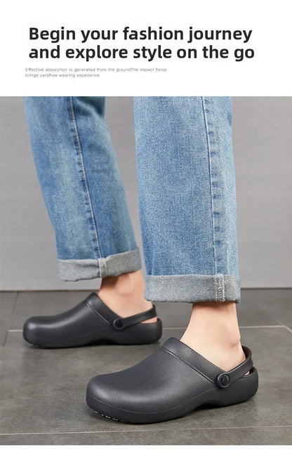 Professionelle chirurgische Schuhe Wasserdicht Ölbeständig Rutschfeste Krankenschwester-Schuhe Hotel-Spezial-Arbeitsschuhe Komfortables EVA-Material