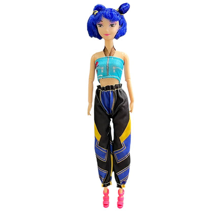 30cm K-Pop Dämonenjäger Anime Kpop Mädchen Gruppe Cartoon Rumi Zoey Mira Action-Figuren Vinyl-Figuren Modellpuppen Mädchen Weihnachtsgeschenk / Geburtstag