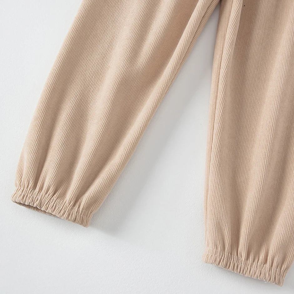 1 oder 2  Stück Herbst- und Winter-Kinder-Sporthose mit Nadelstreifen für Jungen und Mädchen, dick und warm