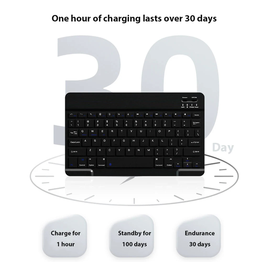 Bluetooth kabellose Tastatur Universelle Handy-Tablet-Tastatur und Maus Mini Bluetooth Tastatur iPad Tastatur Zubehör