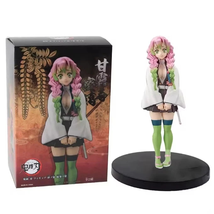 Heißes Demon Slayer Anime Actionfigur Kamado Tanjirou Agatsuma Zenitsu Nezuko Modellspielzeug Kimetsu No Yaiba Krieger Actionfigur