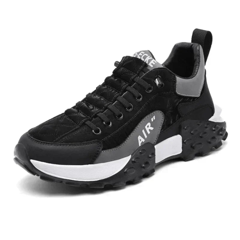 Dicke Sohle Herrensneaker Mode Herren Schuh Vielseitiger Vulkanisierter Schuh Schnürschuh Outdoor-Laufschuhe Rutschfest Zapatillas de Hombre