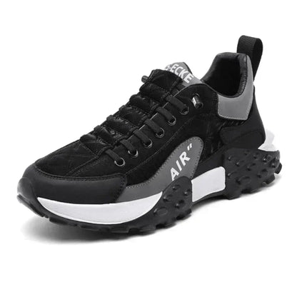 Dicke Sohle Herrensneaker Mode Herren Schuh Vielseitiger Vulkanisierter Schuh Schnürschuh Outdoor-Laufschuhe Rutschfest Zapatillas de Hombre