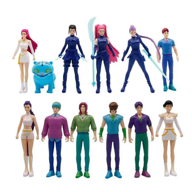 K-pop Dämonenjäger Actionfigur Spielzeug Derpys Tiger Rumi Mira Zoey Sussy Figur Puppe Für Fans