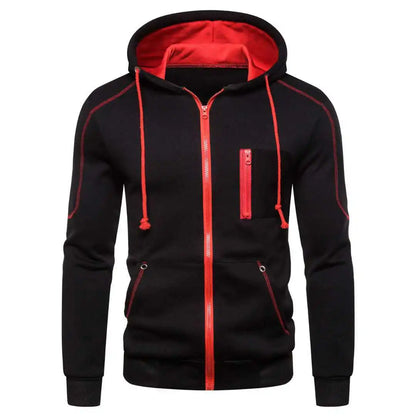 Herren Hoodie Schwarz Weiß Army Grün Rot Kapuzenfarbe Block Fleece Cooler Lässiger Winterbekleidung Pullover Hoodies Sweatshirts