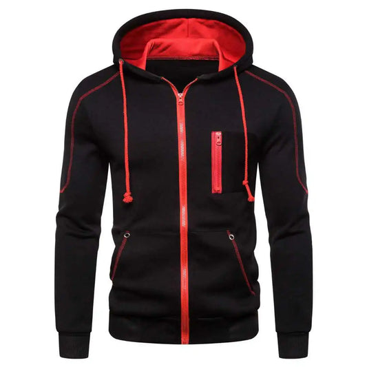 Herren Hoodie Schwarz Weiß Army Grün Rot Kapuzenfarbe Block Fleece Cooler Lässiger Winterbekleidung Pullover Hoodies Sweatshirts