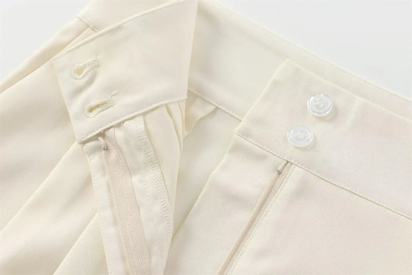 TFMLN Fashion Damenanzug Hosenanzüge Ärmelloses V-Ausschnitt Top mit Gürtel Gerade Hose Set 2025 Frühling Sommer Büro 2-teiliger Set