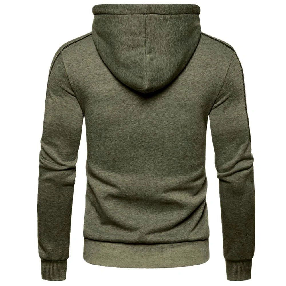 Herren Hoodie Schwarz Weiß Army Grün Rot Kapuzenfarbe Block Fleece Cooler Lässiger Winterbekleidung Pullover Hoodies Sweatshirts