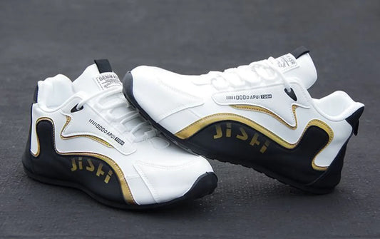 Wasserdichte Ledersneaker für Herren 2025, rutschfeste Reiseschuhe mit Luftpolster, modische, lässige Sportschuhe für den Herbst