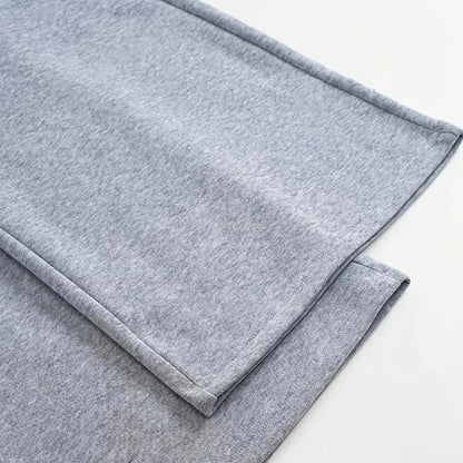 Damen Jogginghose aus Baumwolle, lässige Hose mit Kordelzug, locker, Unisex, breite gerade Hose, Sweatpants, Herbst/Winter, weite Fitness-Trainingshose