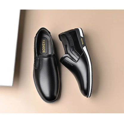 Luxuriöse Herren-Kunst-Lederschuhe Bequeme Loafer Zum Hineinschlüpfen Herrenschuhe Mokassins Rutschfeste Fahrschuhe Hochwertige Herrenschuhe Übergröße