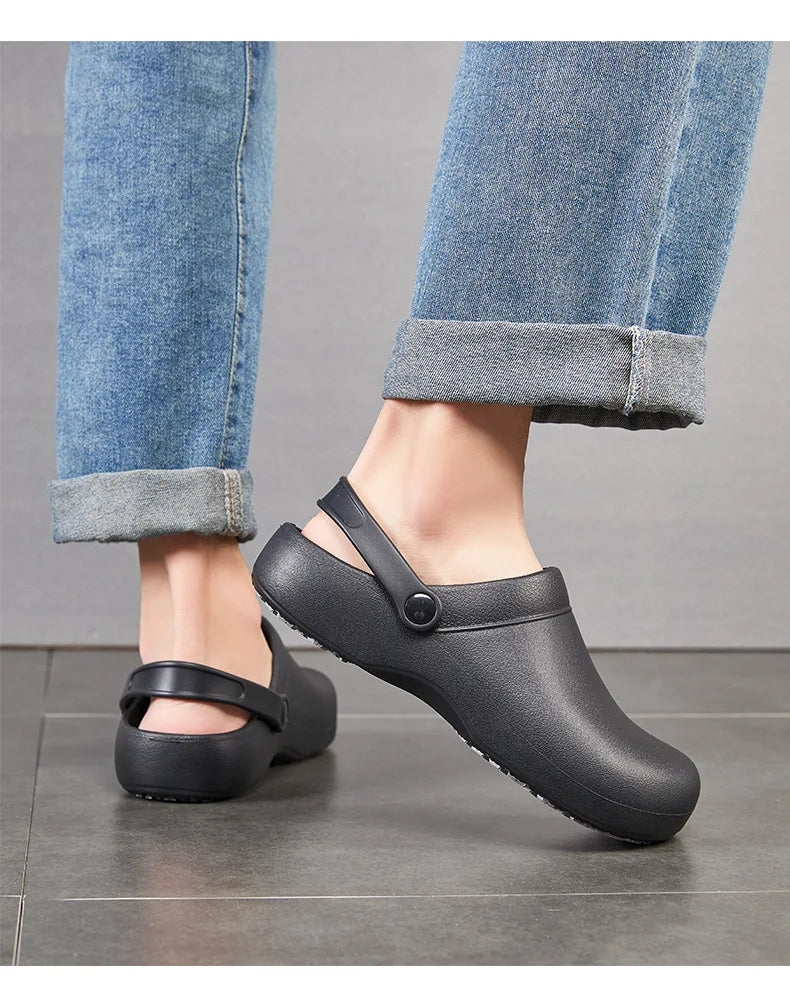 Professionelle chirurgische Schuhe Wasserdicht Ölbeständig Rutschfeste Krankenschwester-Schuhe Hotel-Spezial-Arbeitsschuhe Komfortables EVA-Material