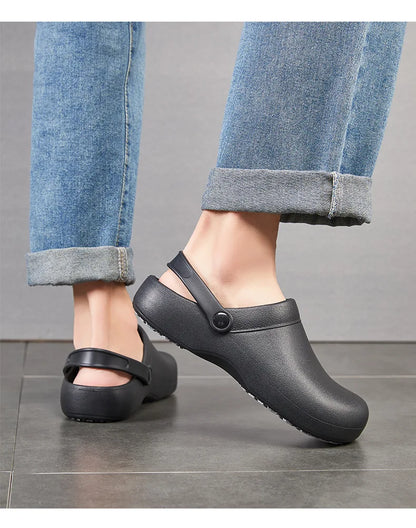 Professionelle chirurgische Schuhe Wasserdicht Ölbeständig Rutschfeste Krankenschwester-Schuhe Hotel-Spezial-Arbeitsschuhe Komfortables EVA-Material