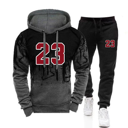 Lässige Kapuzenpullover Jogging-Sweatshirts für Männer Top-Mode Bequeme Herbst-Winter-Alltagskleidung Sport-Sweatpants