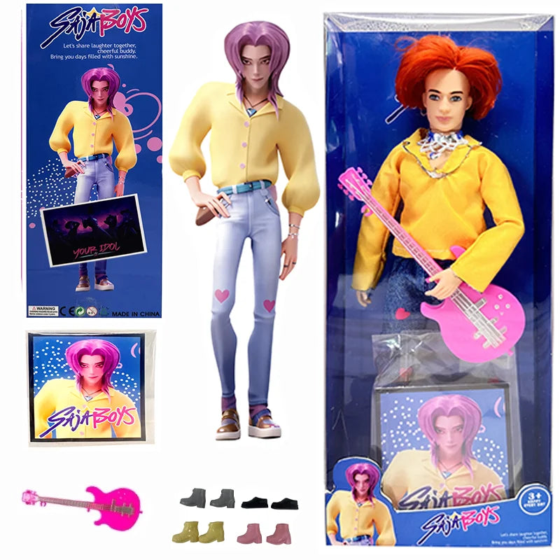 2026 K-Pop Demon Hunters Anime Sabe Boy Bösewicht Actionfigur Spielzeug für Mädchen Geburtstagsgeschenk Cartoon Sammelpuppe Actionfigur